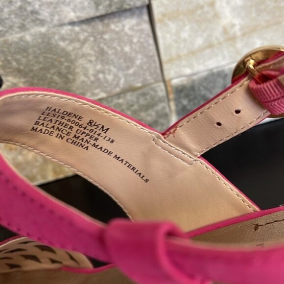 Lucca Lane Haldene Leather Wedge Sandal - Picture 9 of 13